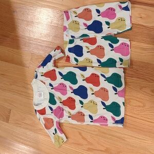 Hanna Andersson Girls 6-7 Short Sleeves Pajamas